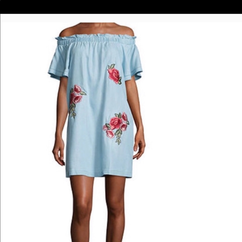 Ana light blue dress
